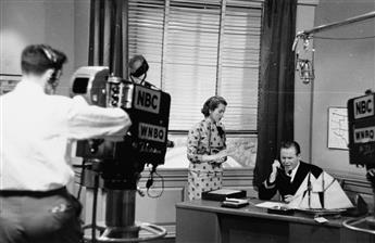 (TELEVISION) A mini-archive of more than 300 photographs from the pioneering NBC television station WNBQ in Chicago, Illinois.